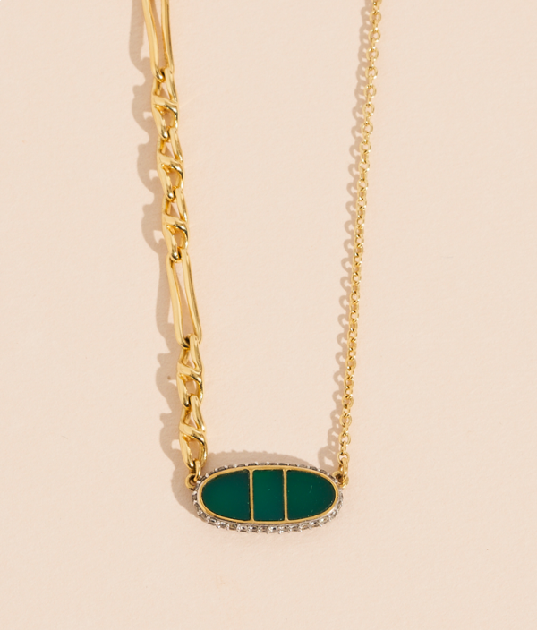 be maad collier izy onyx vert