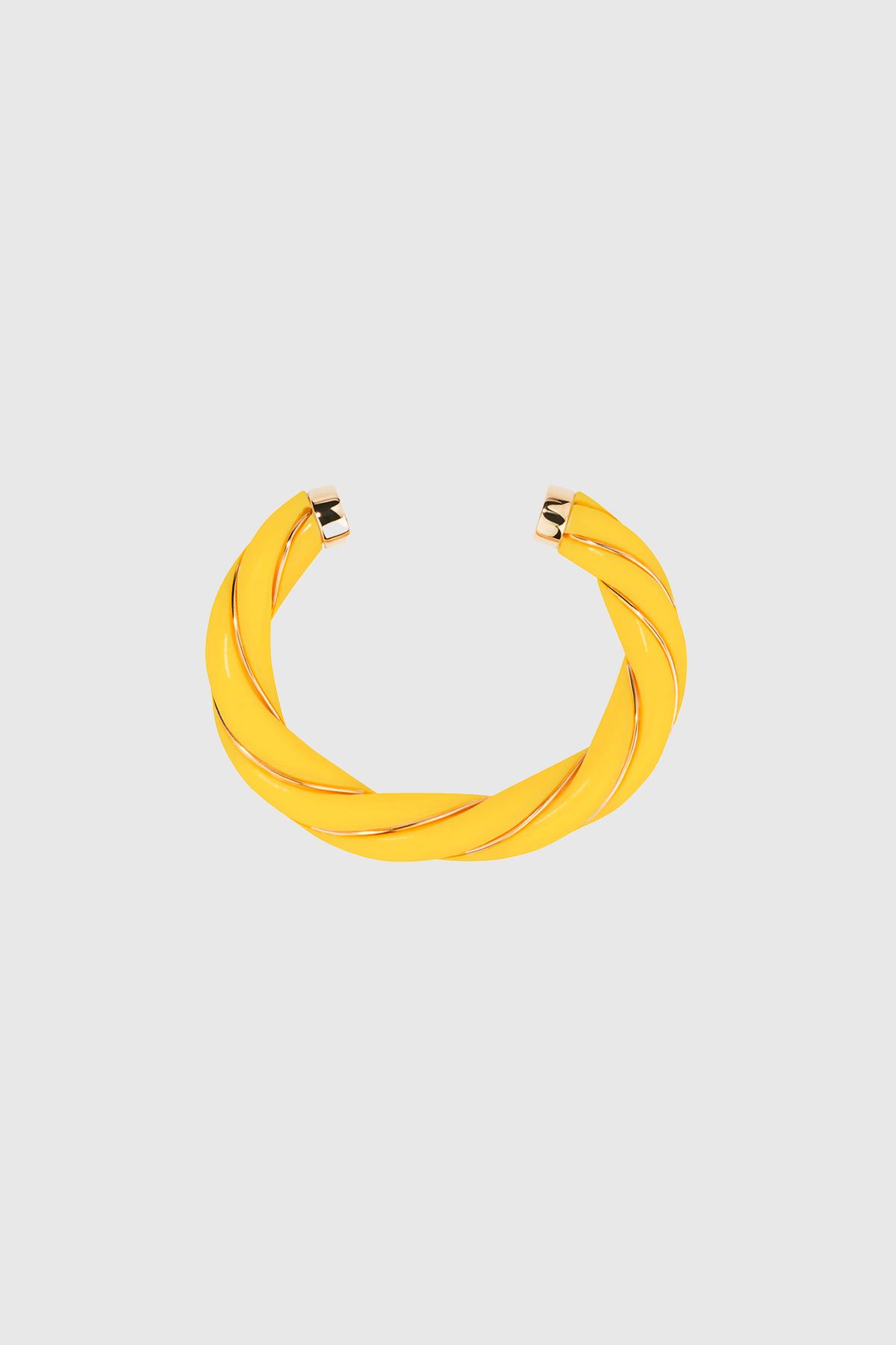 aurelie bidermann bracelet diana jaune