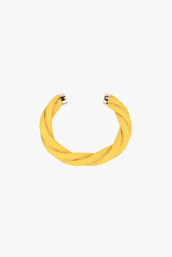 aurelie bidermann bracelet diana jaune