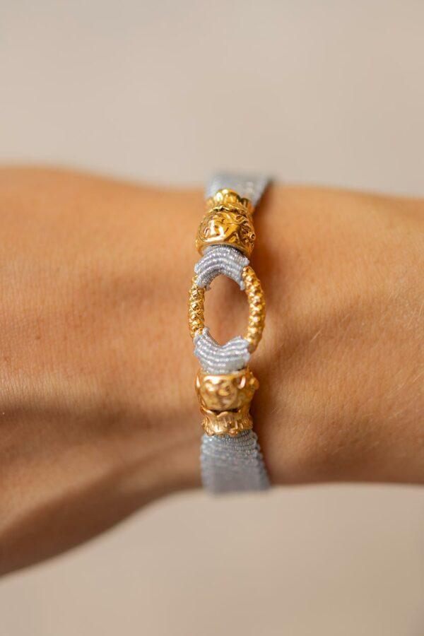 monsens bracelet baroque gris