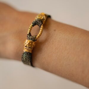 monsens bracelet baroque noir