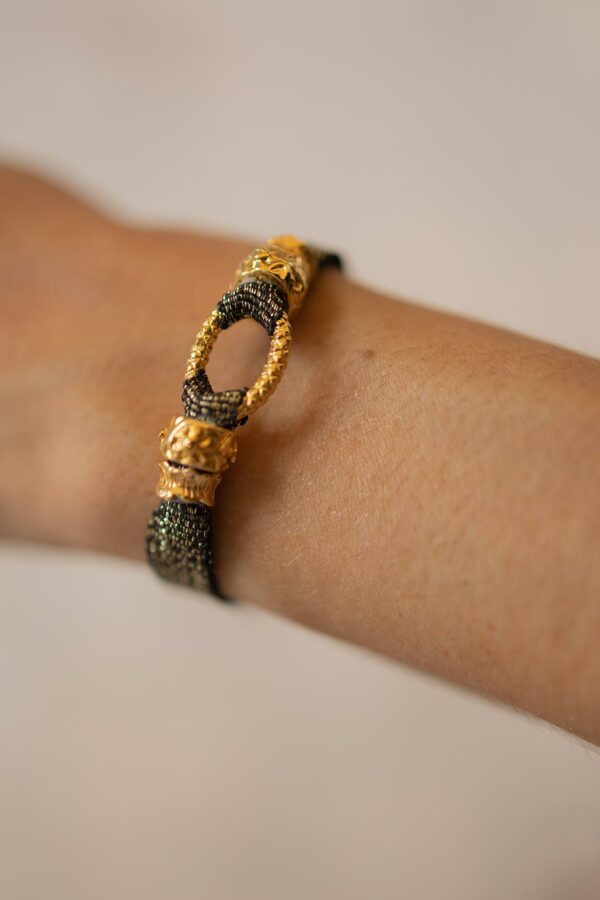 monsens bracelet baroque noir