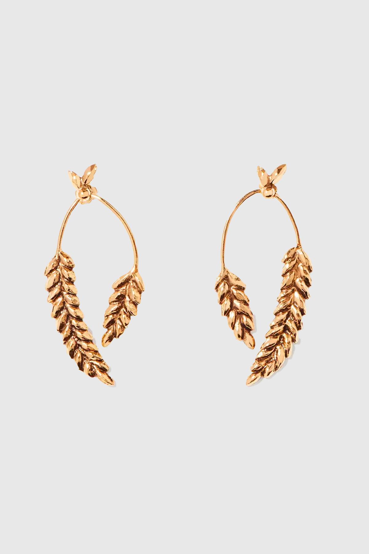 aurélie bidermann boucles d'oreilles épis