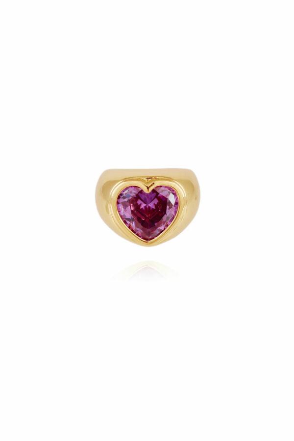 hypso paris bague heartly parme t52