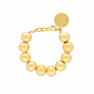 vanessa baroni bracelet beads gold vintage