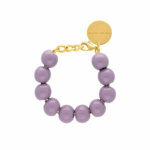 vanessa baroni bracelet beads lavendel