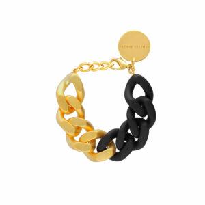 vanessa baroni bracelet great bicolo matt black/gold vintage