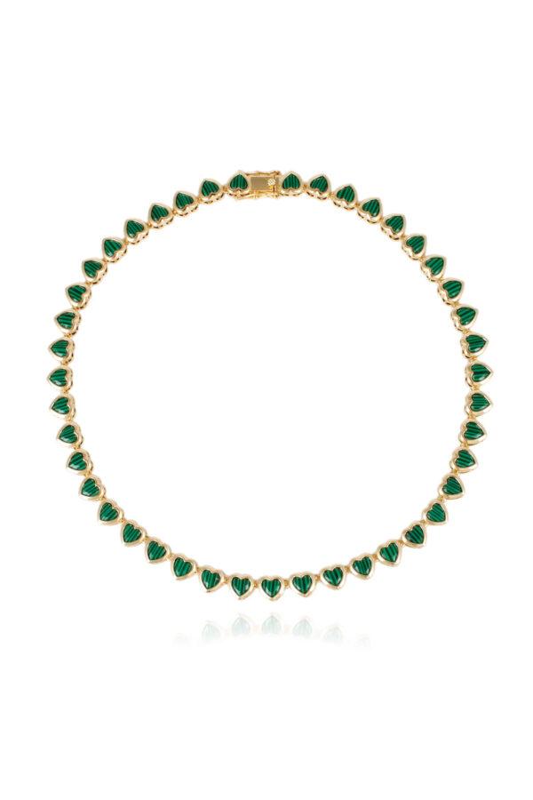 hypso paris collier paloma malachite 45cm