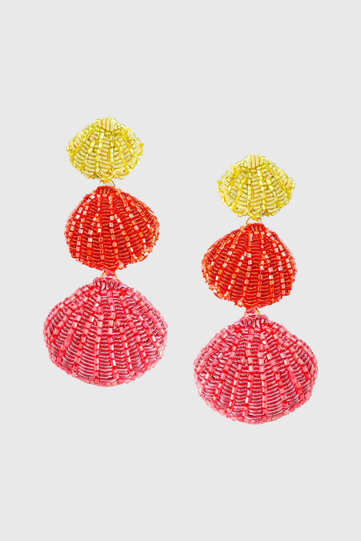 olivia dar boucles d'oreilles venus earrings pink