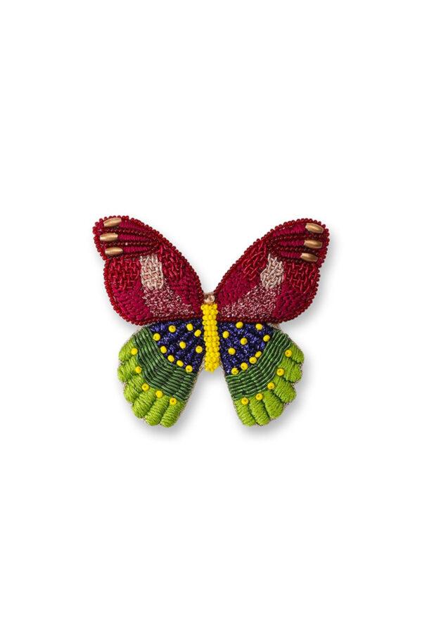 olivia dar broche butterfly brooch multicolor