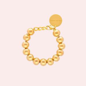mini beads bracelet gold