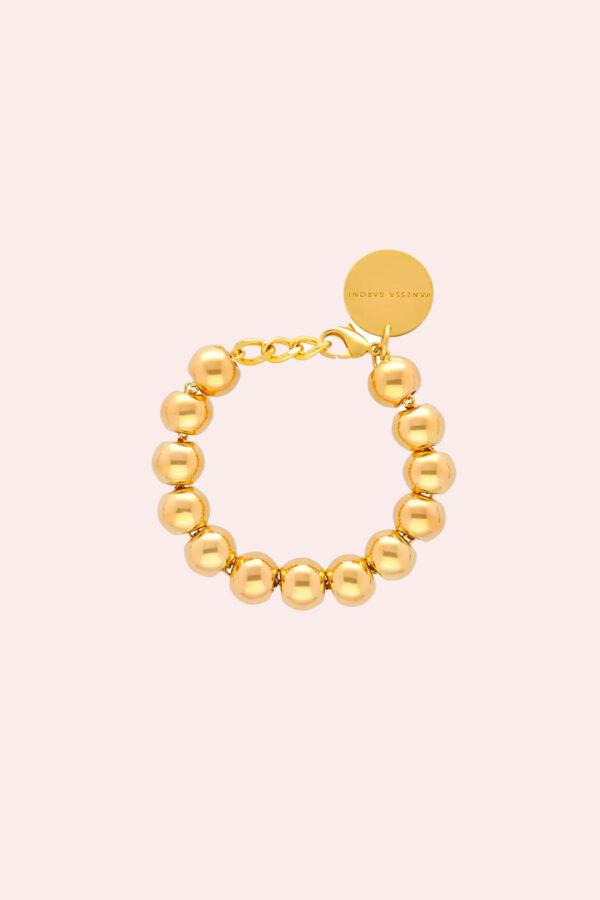 mini beads bracelet gold