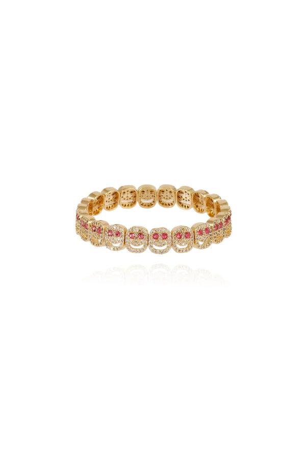 hypso paris bracelet smiley zircon