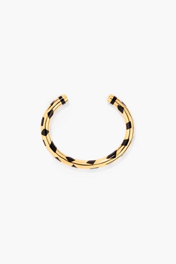 aurélie bidermann bracelet positano carreau noir