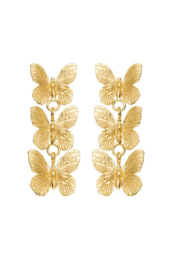 argelouse boucles d'oreilles butterfly