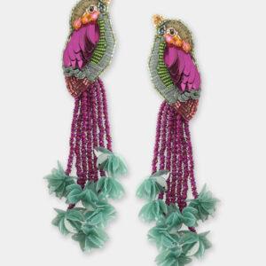 olivia dar boucles d'oreilles kingfisher