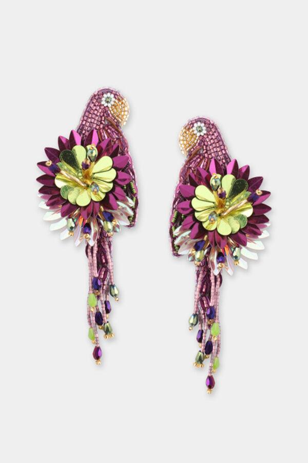 olivia dar boulces d'oreilles parrot