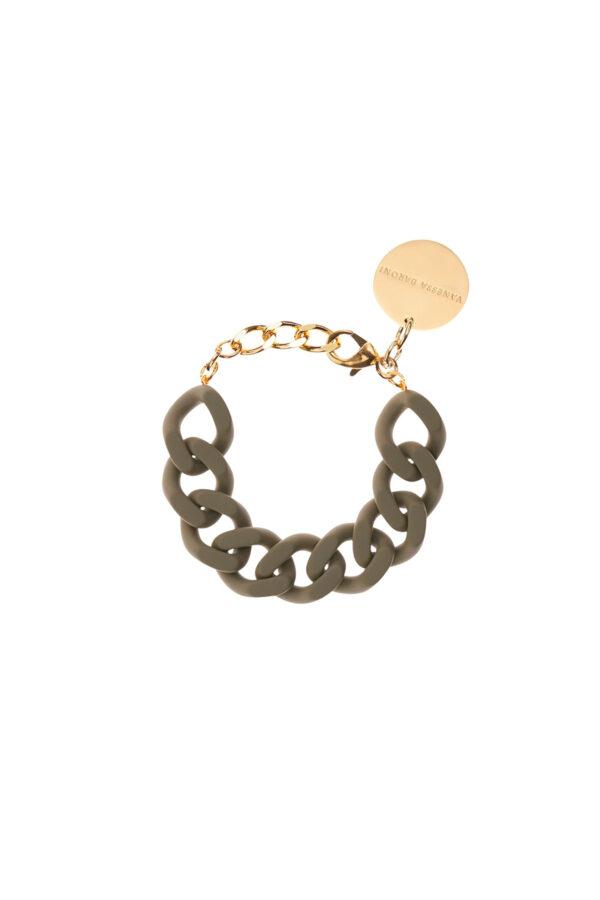 vanessa baroni bracelet flat chain matt