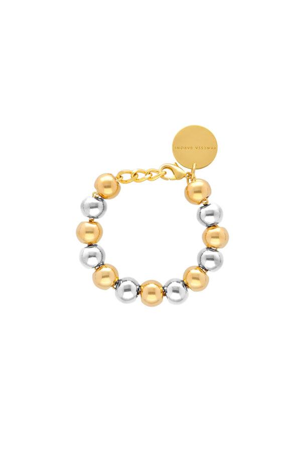 vanessa baroni bracelet mini beads bicolore