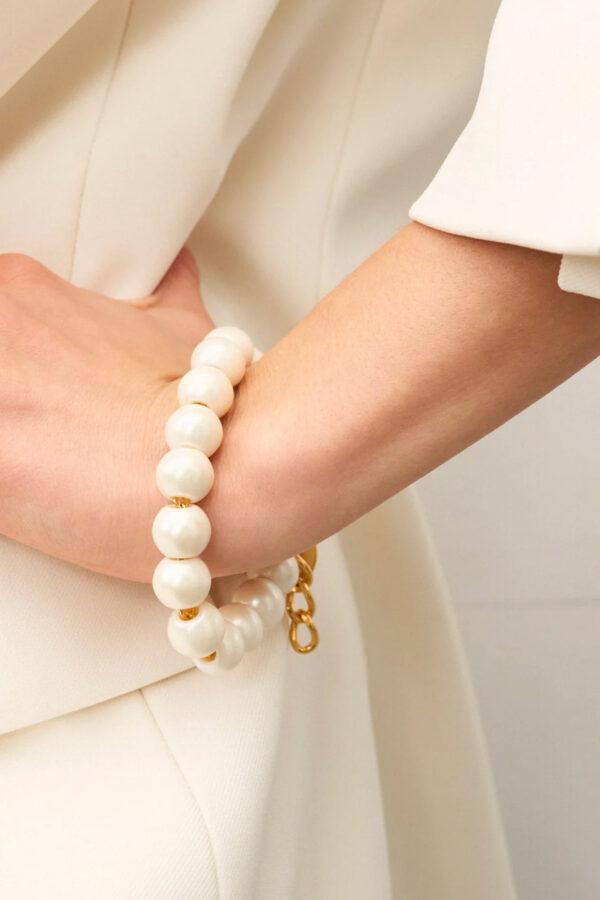 vanessa baroni bracelet mini pearl