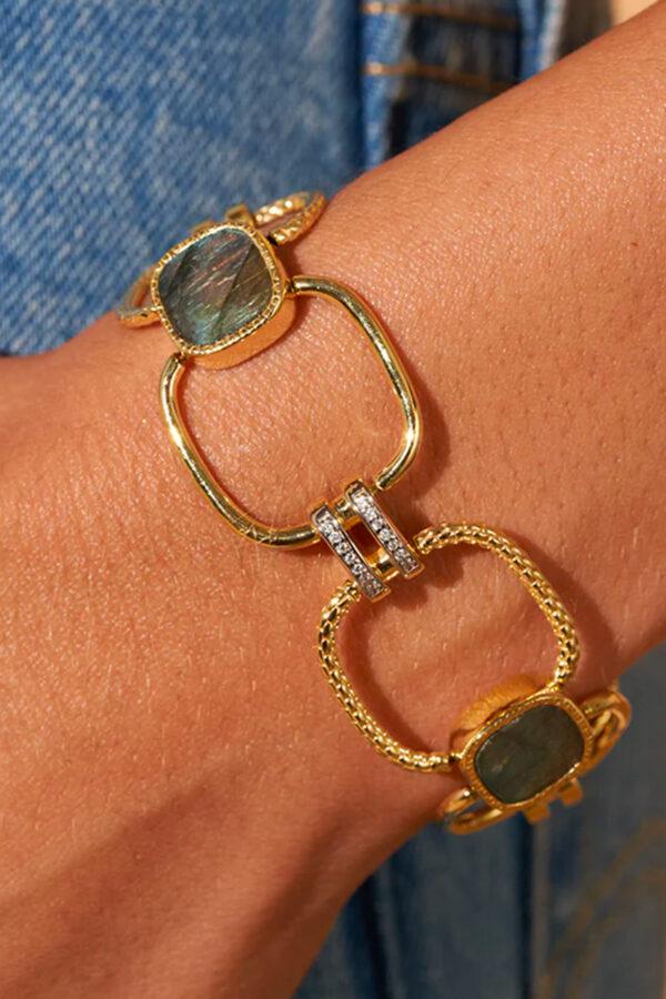 be maad bracelet kaia labradorite