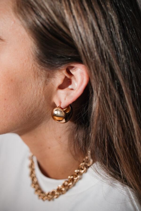 maison dorée boucles d'oreilles bold