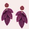 olivia dar boucles d'oreilles leaf