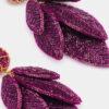 olivia dar boucles d'oreilles leaf