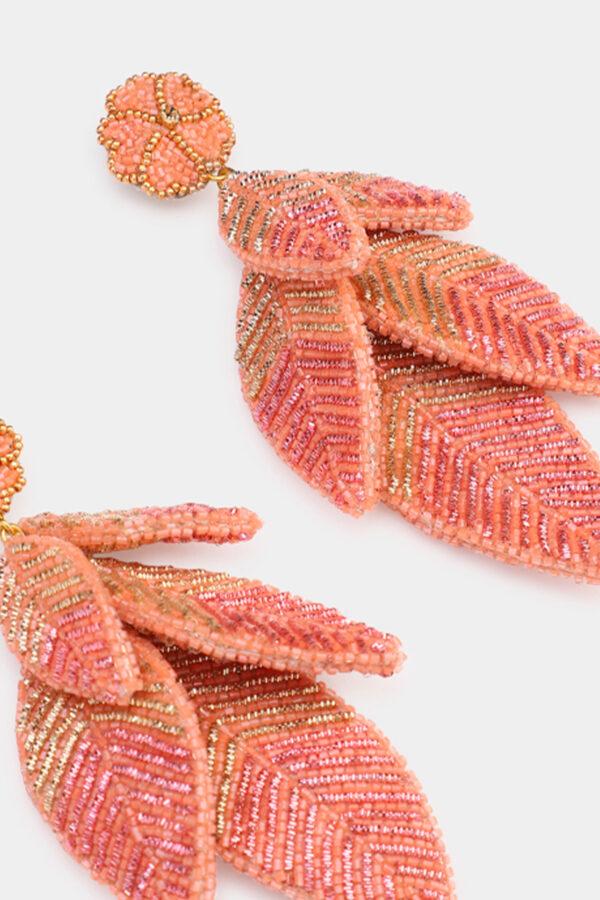 olivia dar boucles d'oreilles leaf