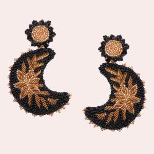 olivia dar boucles d'oreilles moon