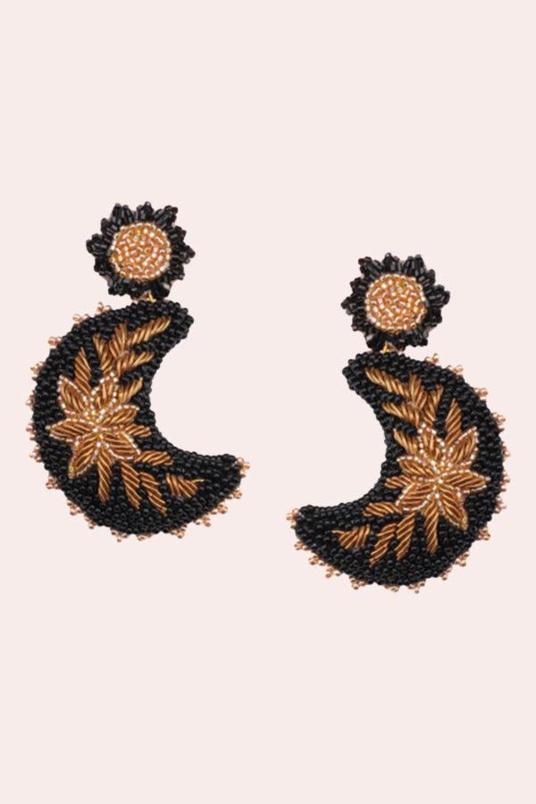 olivia dar boucles d'oreilles moon