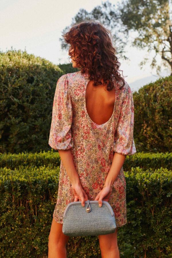 petite mendigote robe riviera à paillettes