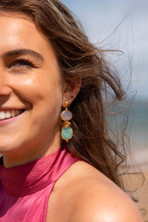 gas bijoux boucles d'oreilles sirena 2 or
