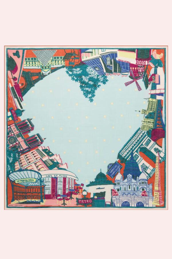 inoui editions carré 100 j'aime paris multico