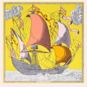 inoui editions carré 130 des rives et des rêves jaune