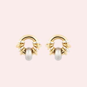 sigal boucles d'oreilles donnut baby or