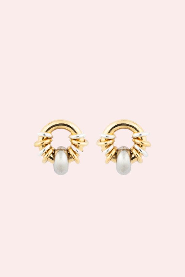 sigal boucles d'oreilles donnut baby or