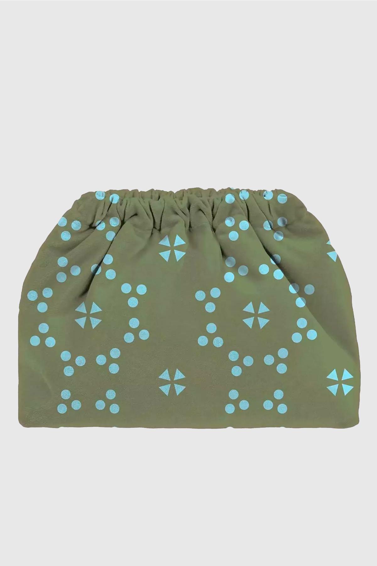 sorbet island pochette patterned u, vert menthe a l'eau