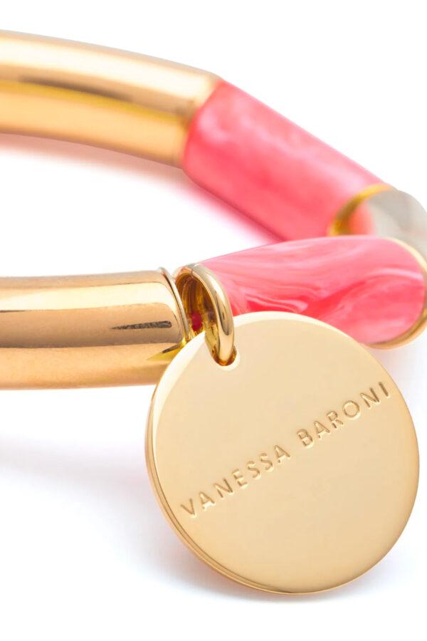 vanessa baroni bracelet flex gold