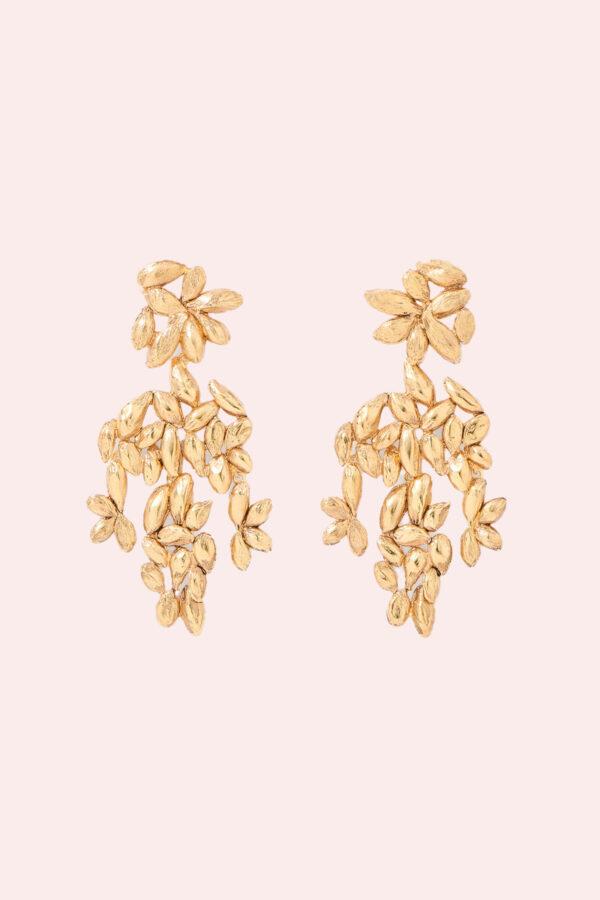 aurelie bidermann boucles d'oreilles pin difenda