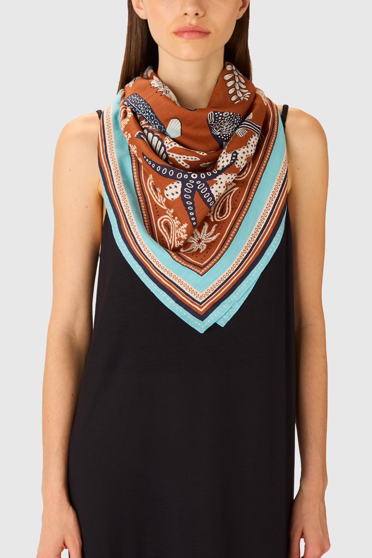 inoui carré 100 neptune mordoré