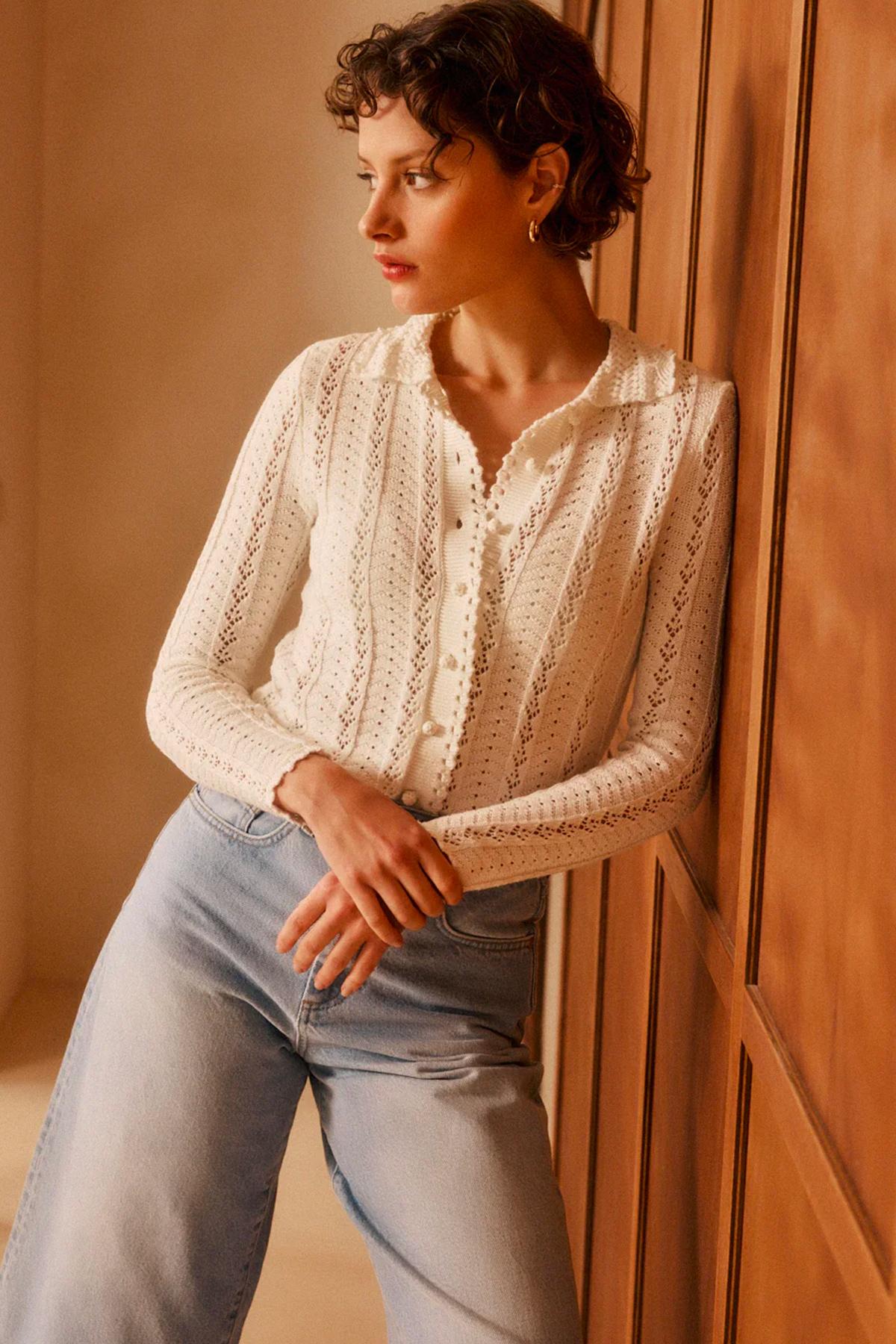 petite mendigote top maille diana