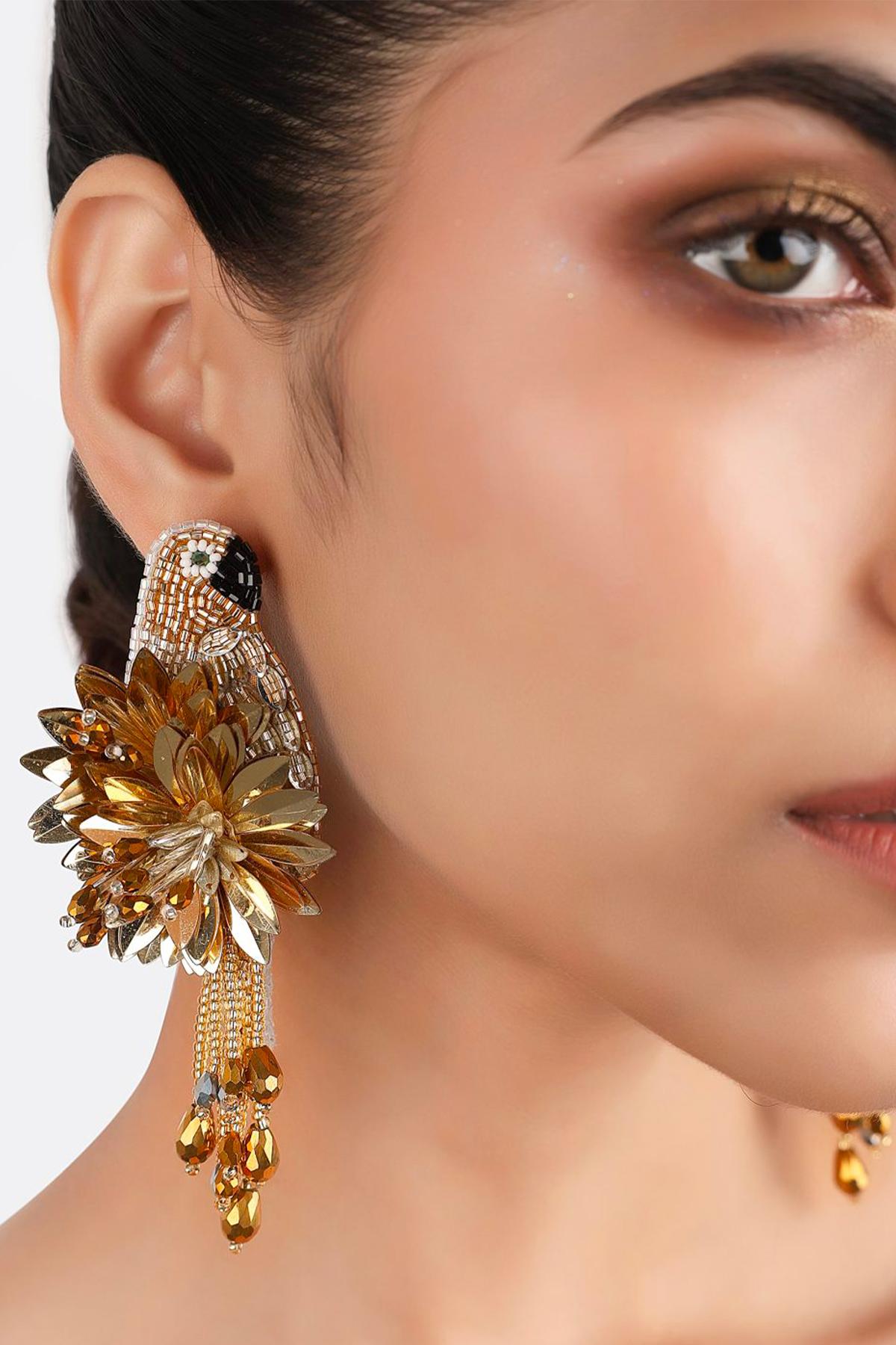 olivia dar boucles d'oreilles parrot