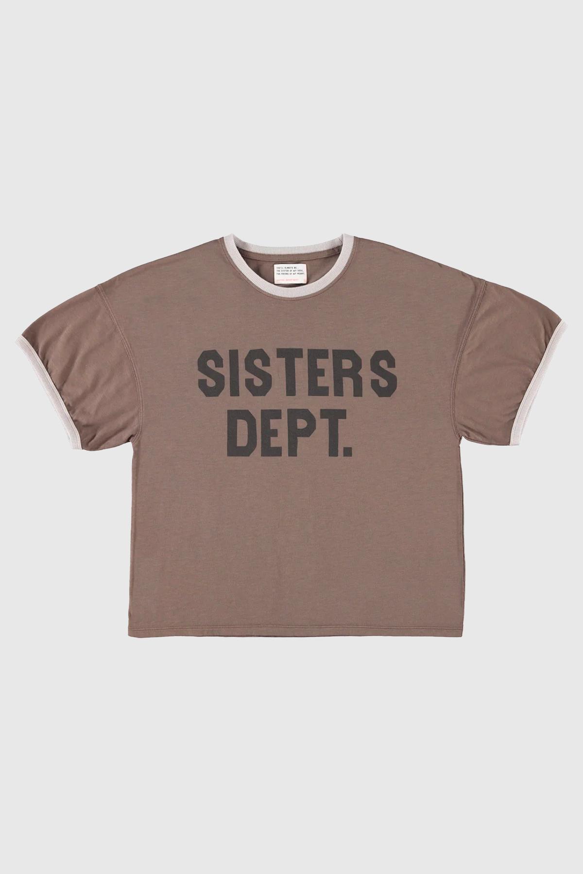 sisters departement t shirt w/short sleeves